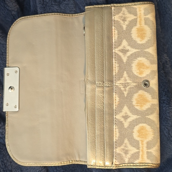 VTG Coach Kristin Flap Slim Envelope Wallet - Picture 3 of 5